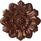 Ekena Millwork Emery Leaf Ceiling Medallion, Hand-Painted Copper Penny, 7 5/8"OD x 1"P CM07EMCPS - alternate 1